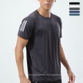 Desgaste rápido de esportes secos para homens que ganham suor Gym Wear Tops Men fitness fisichanding masculina de esporte